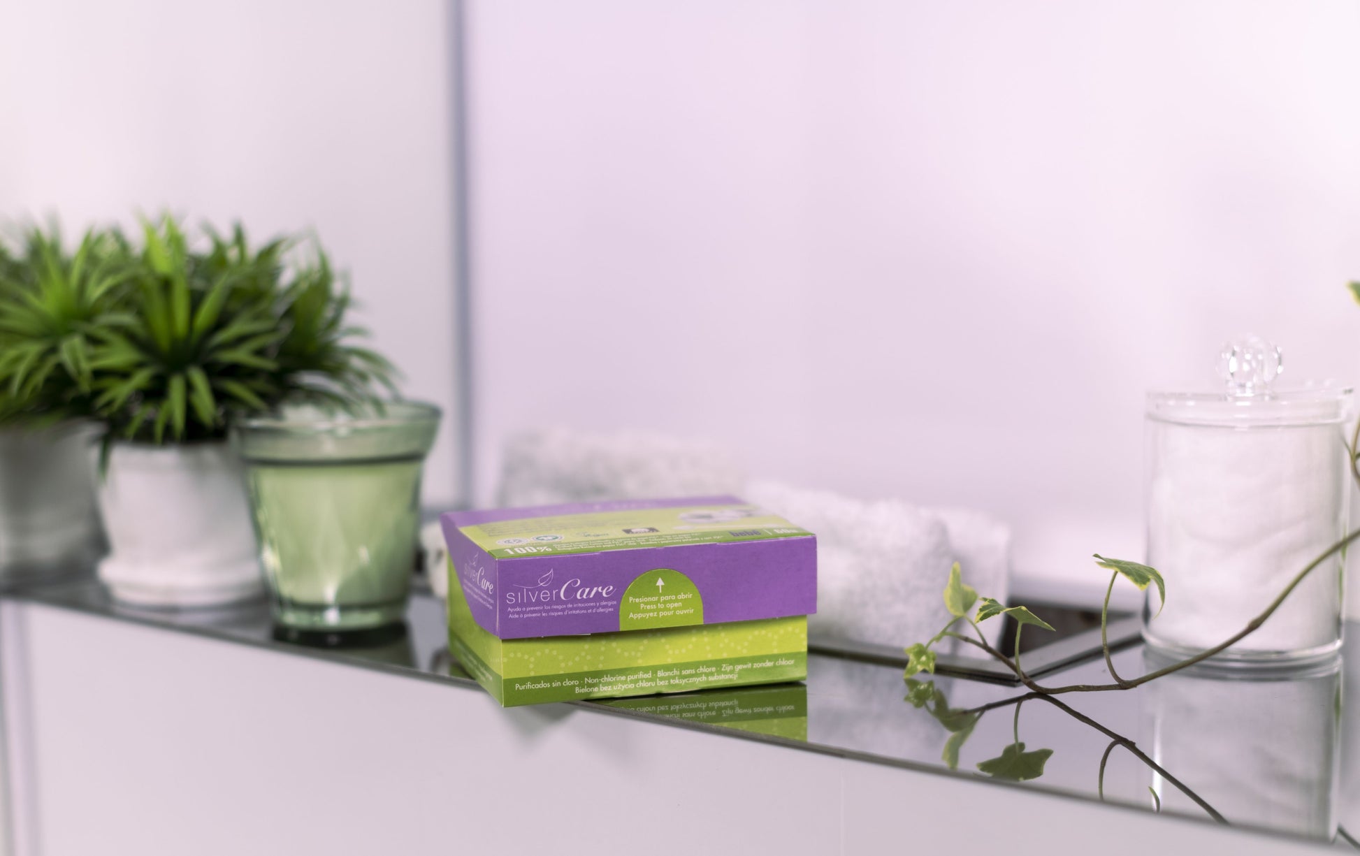 Organic Cotton Eco Cotton Buds for Children SilverCare 100% BIO 60 pcs