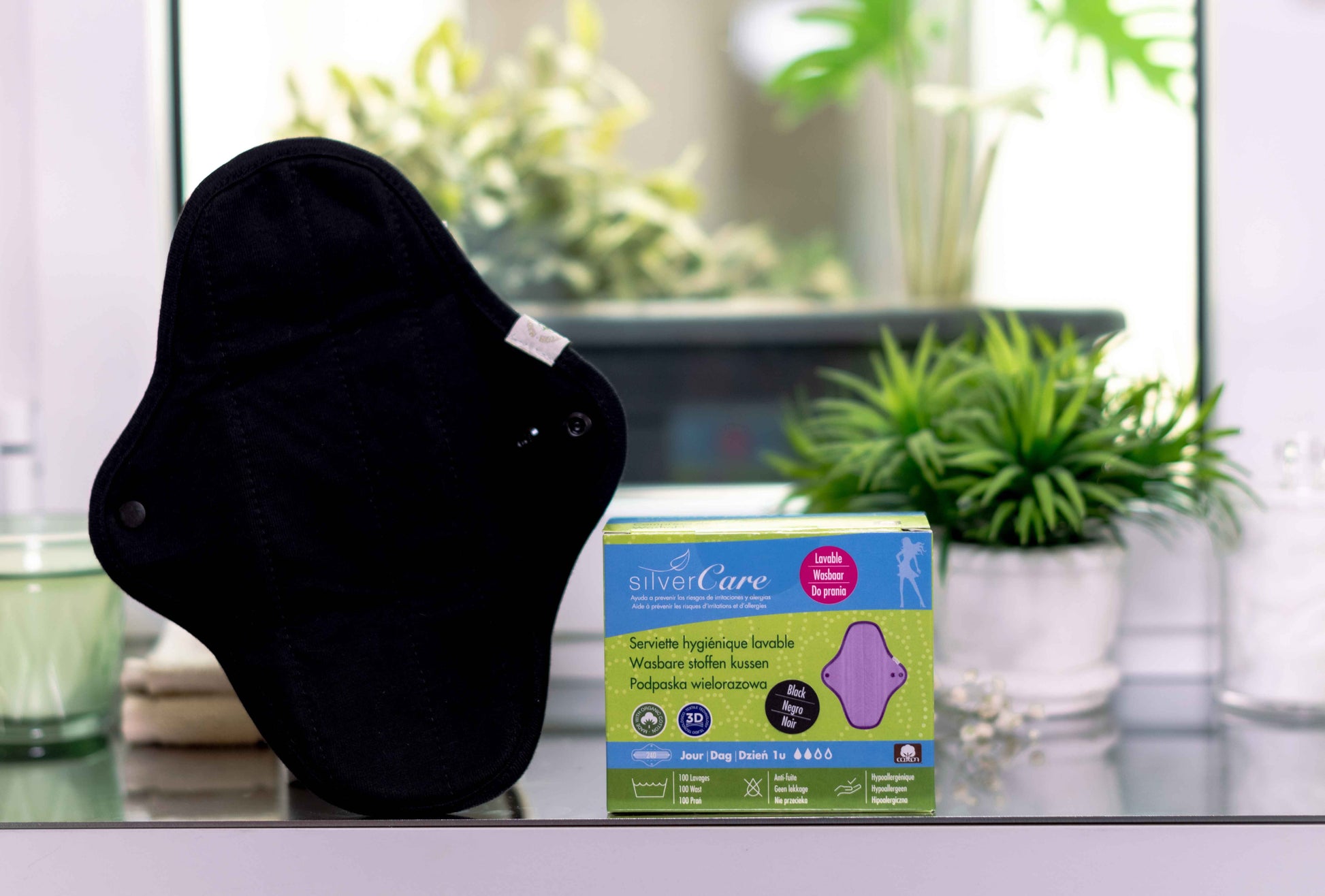 Organic Cotton Reusable Day Pad BIO SilverCare 1 piece