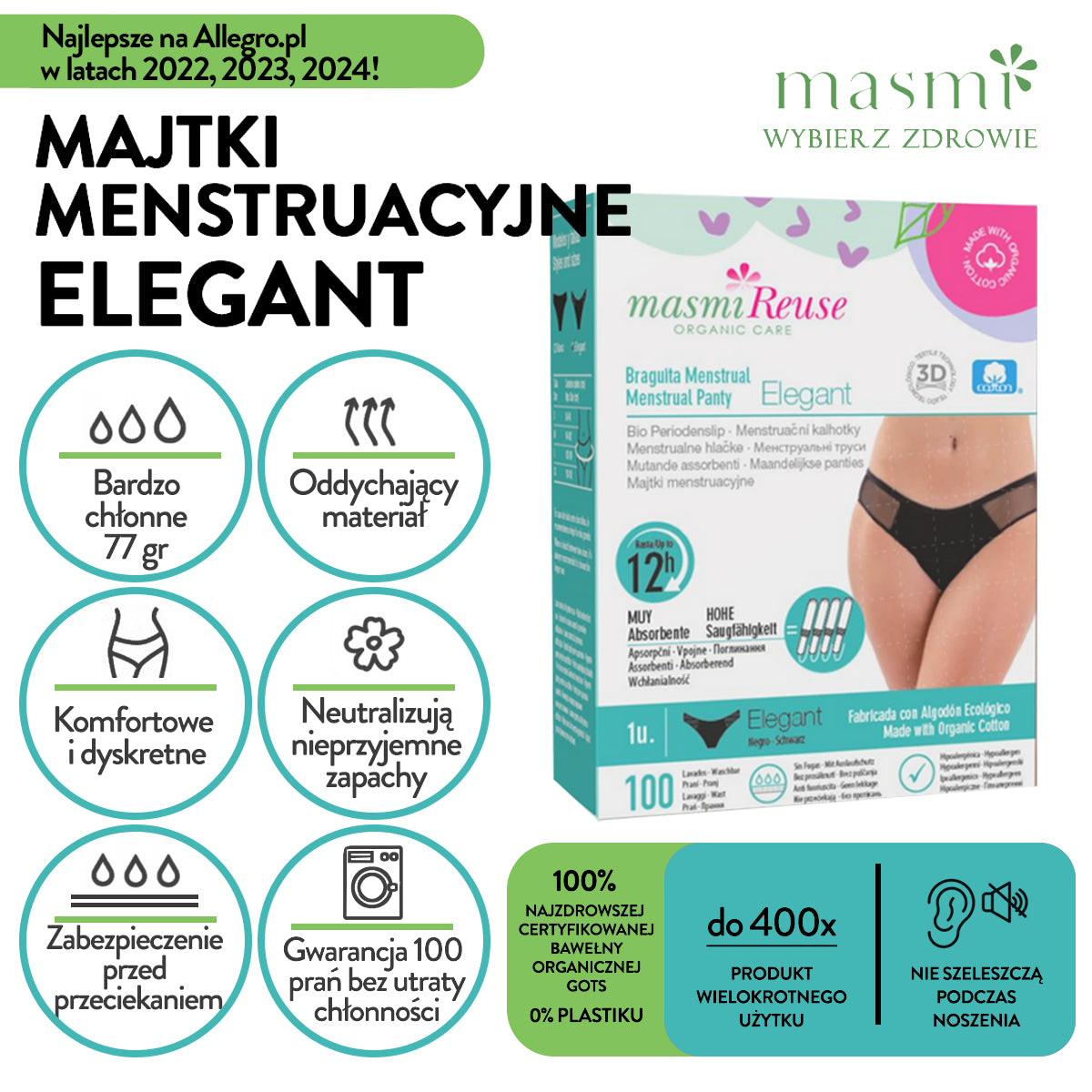 majtki menstruacyjne na wrażliwą skórę,
bielizna menstruacyjna przy podrażnieniach intymnych,
majtki na okres oddychające naturalne,
bielizna menstruacyjna alergia na podpaski,
majtki menstruacyjne bez sztucznych zapachów
