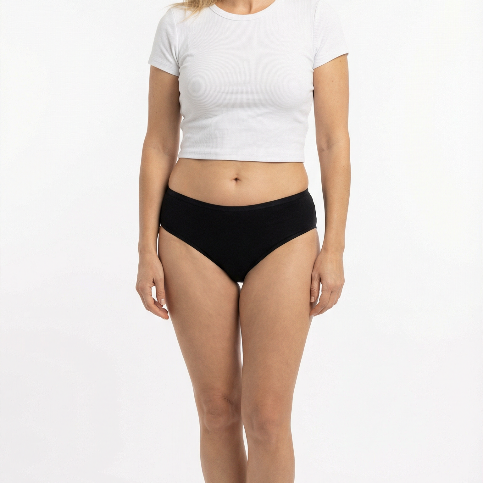 Ekologické menstruační kalhotky Masmi MODERN nízký pas (velikosti: S, M, L, XL) 100% BIO bavlna