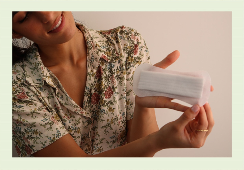 Organic cotton sanitary panty liners Masmi 100% organic cotton 24 pieces