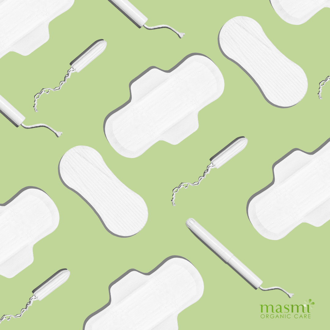 Organic 100% Organic Cotton Flexible Pads Masmi 24 pieces