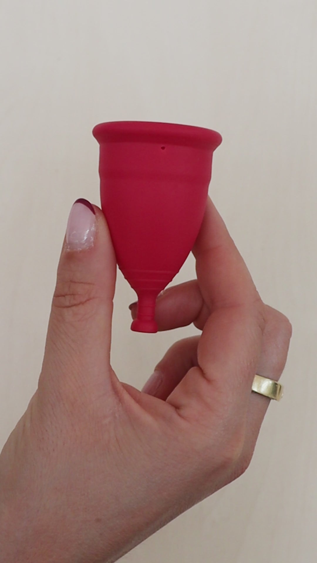 Masmi menstrual cup pink (sizes S, M and L) 1 piece