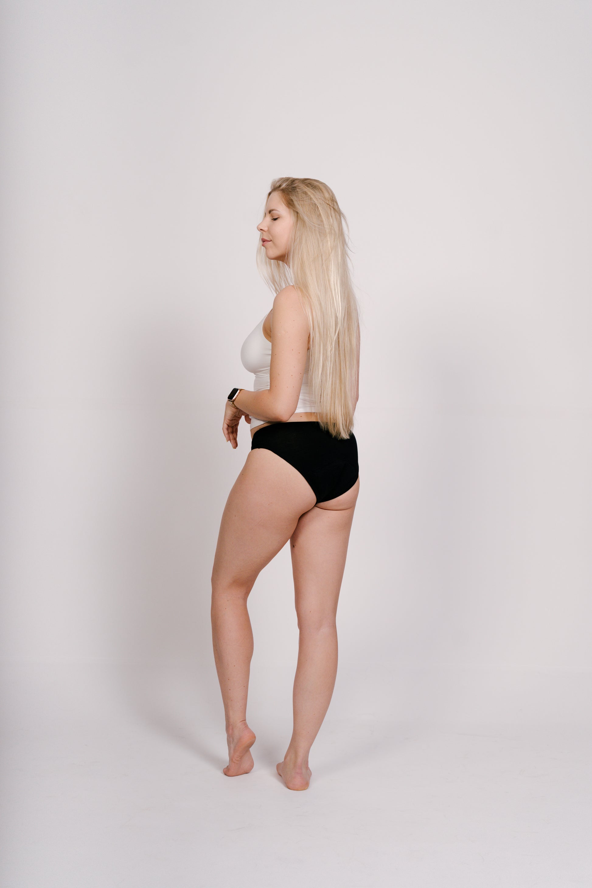 ZESTAW -3% 2 x Masmi Majtki menstruacyjne CLASSIC wysoki stan (rozmiary: S, M, L, XL), 100% certyfikowanej bawełny organicznej