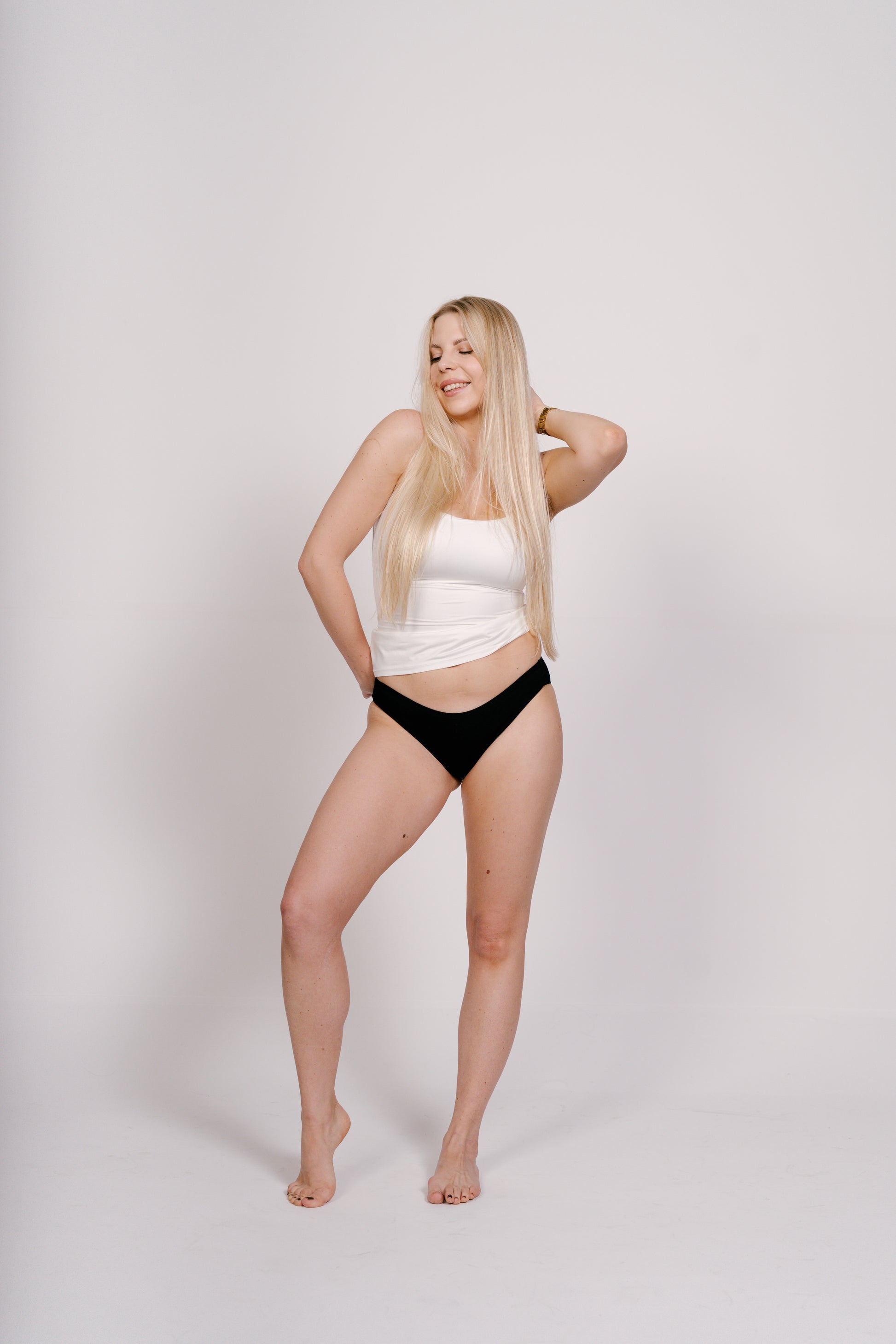 Masmi Menstruacyjne bikini kąpielowe UPF 50+, odporne na chlor i słoną wodę (rozmiary XS, S, M, L,) 1 szt.