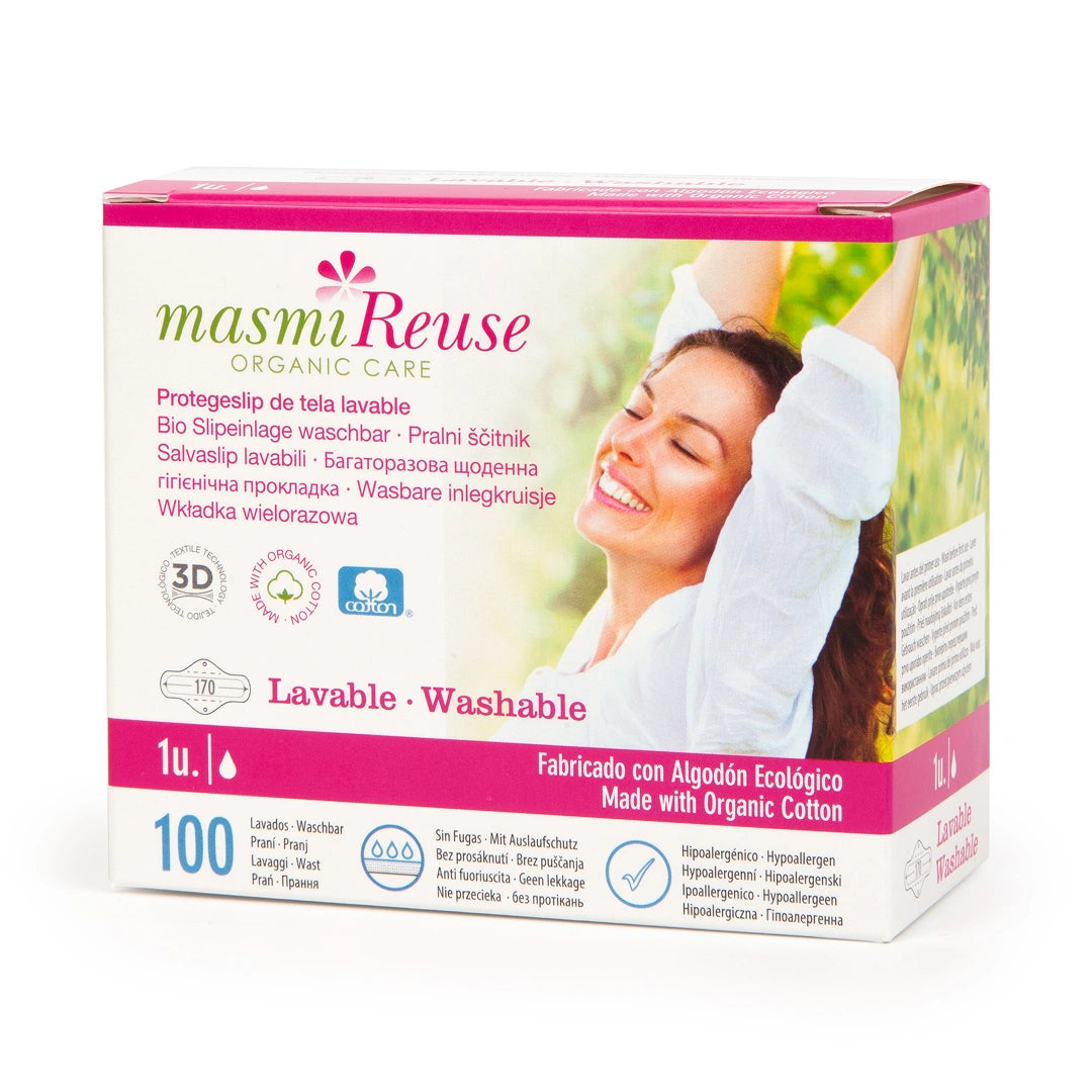 Organic Chlorine-Free Cotton Reusable Sanitary Pad Masmi 1 piece